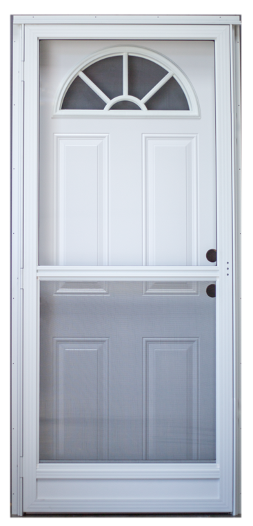 Mobile home combo door